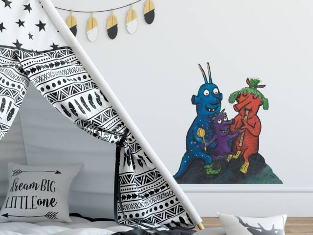 The Smeds & The Smoos Wall Sticker, Janet, Bill Baby Decal, Gruffalo Friends Sticker - image 1