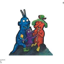 The Smeds & The Smoos Wall Sticker, Janet, Bill Baby Decal, Gruffalo Friends Sticker - thumbnail 2