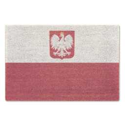 Poland Flag Door Mat South Polish Doormat Indoor Front Welcome Entrance Coir - thumbnail 2