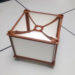 Japanese Style Lampshade, Medium Box, Plain Screens - thumbnail 4
