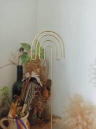 Funky Rainbow Plant Trellis For Indoor Plant/Accessories/ Stake Potted Stake/ Support/Plant Stick /Retro Planter - thumbnail 1