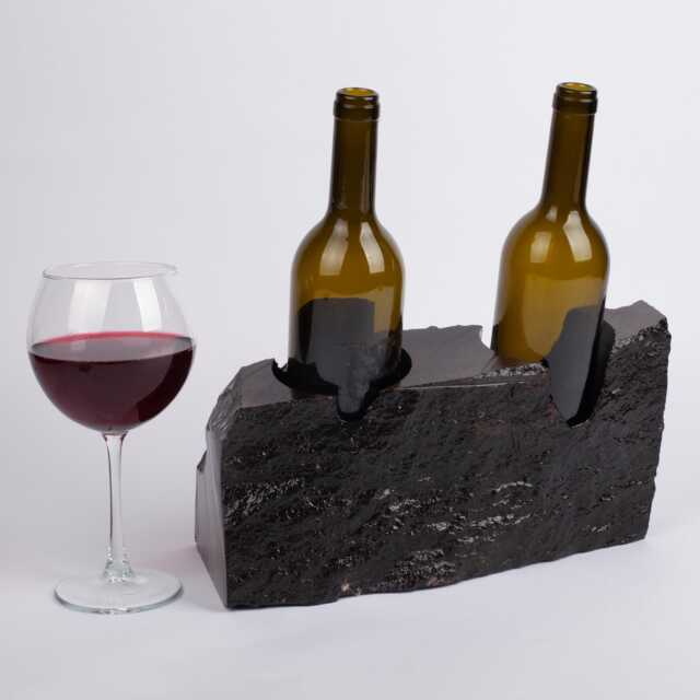 Handmade Alexandrette Marble Wine Bottle Holder Unique Rack - image 1