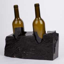 Handmade Alexandrette Marble Wine Bottle Holder Unique Rack - thumbnail 3