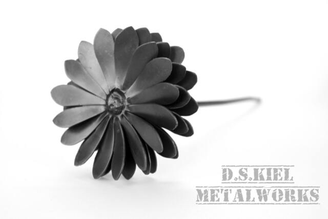 Metal Daisy, 11Th Anniversary, 6Th 4Th Mother's Day , Flower, Anniversary Gift, Gift For Him, Steampunk - image 1