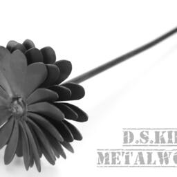 Metal Daisy, 11Th Anniversary, 6Th 4Th Mother's Day , Flower, Anniversary Gift, Gift For Him, Steampunk - thumbnail 3