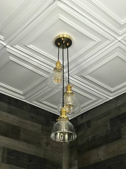 Arenado 3 Light 6 Inch Clear Shade Hanging Pendant - image 1