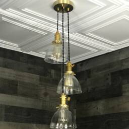 Arenado 3 Light 6 Inch Clear Shade Hanging Pendant - thumbnail 3