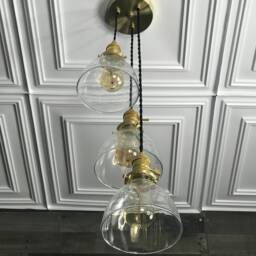 Arenado 3 Light 6 Inch Clear Shade Hanging Pendant - thumbnail 2
