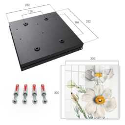 Flowers Nature Key Cabinet For Home, White Box Wall, Illustrative & Plants, Lovers Of Elegance - thumbnail 4