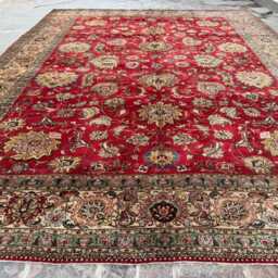 9x12 Luxury Handmade Afghan Wool Rug - Large Bohemian Geometric Oriental Carpet Oversized Area For Living Room, Bedroom Or Workspace - thumbnail 2