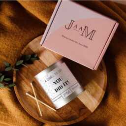 You Did It Candle Gift. Graduate Gift For Her. University Graduation Present - thumbnail 4