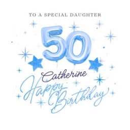 Daughter 50Th Birthday Candle Gift Set Box Card Gifts Her A - thumbnail 4