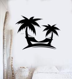 Wall Art Mural Palms Beaches Vacation Travel Ocean Decor 2289Di - thumbnail 1