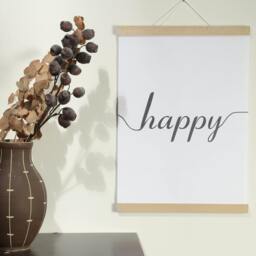 Poster Rail Din A 4 - 21 cm Birch - Din 0, 1, 2, 3, A4, A5, A6 Magnetic Gift With Magnets Wooden Frame Picture - thumbnail 1