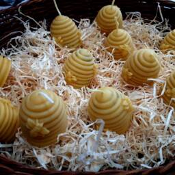 Box Of 3 Beehive Candles 2 - thumbnail 4