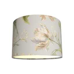Lampshades in Laura Ashley Gosford Sage Fabric Handmade Free Delivery - thumbnail 1