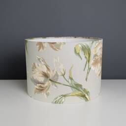 Lampshades in Laura Ashley Gosford Sage Fabric Handmade Free Delivery - thumbnail 4