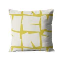 Cushion Cover, Scion Moqui, Citrus Yellow Cotton, Scandi Geometric Throw Pillow Home Decor - thumbnail 1