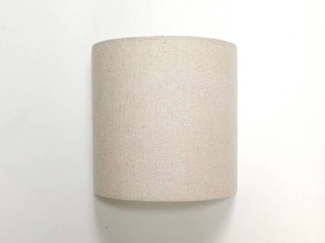 Transparent Half-Moon Wall Light in White/Off-White/Ecru Beige - image 1