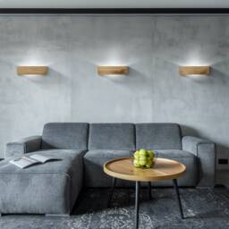 Wall Lamp Industrial Handmade Home Decor Lighting Ramus Ii Lights Solid Minimalistic Wood Handcrafted - thumbnail 3