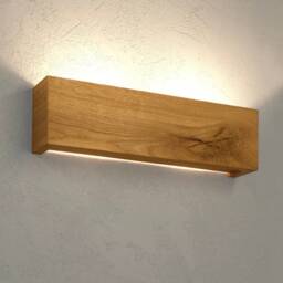 Wall Lamp Industrial Handmade Home Decor Lighting Ramus Ii Lights Solid Minimalistic Wood Handcrafted - thumbnail 2