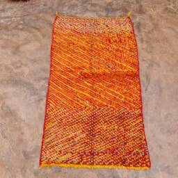 Moroccan Handmade Rug in Pretty Orange For Your Living Room - thumbnail 3