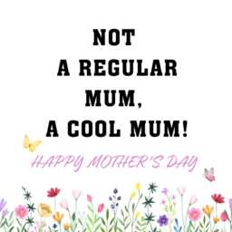 Funny Mother's Day Soy Candle For Mum - Not A Regular A Cool Floral Gift Scented - thumbnail 2