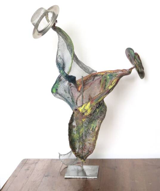 Romantic Dance/Interior Design Art Love in Color Modern Wedding Anniversary Valentine Gift Ooak - image 1