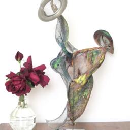 Romantic Dance/Interior Design Art Love in Color Modern Wedding Anniversary Valentine Gift Ooak - thumbnail 3