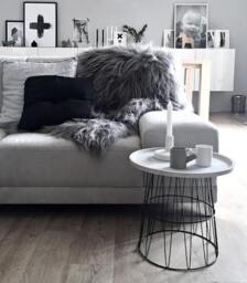 Genuine Natural Icelandic Sheepskin Rug, Beside Rug, Gray Sheepskin , Pelt, Super Soft Long Fur Xxl Large - Gray Super Soft - thumbnail 2
