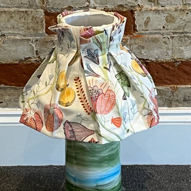 Soft Box Pleat Lampshade - Laamora, Handmade Lampshade, Table Lampshades, Lamp Shade - image 1