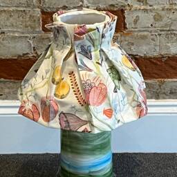 Soft Box Pleat Lampshade - Laamora, Handmade Lampshade, Table Lampshades, Lamp Shade - thumbnail 1