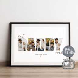 Personalised Mother's Day Photo Collage Poster Gift, First Day, Mothers Gifts, Goft For Mum, Mummy - thumbnail 2