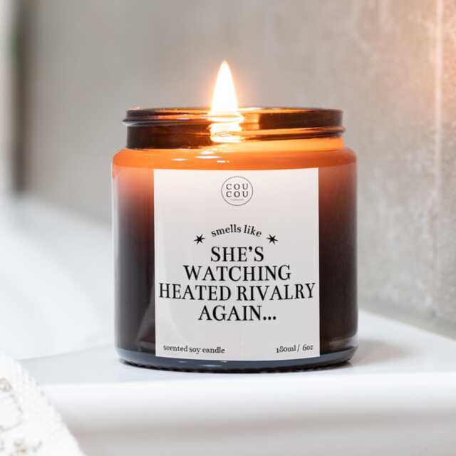 Watching Heated Rivalry Candle, Smells Like Shane, Ilya, Valentines Gift For Him Or Her - image 1