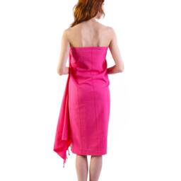 Hot Pink Turkish Cotton Beach Towel, Cover Up, Wrap, Personalized Bridesmaid Gift, Wedding Sarong, Lightweight Bath Towel - thumbnail 2