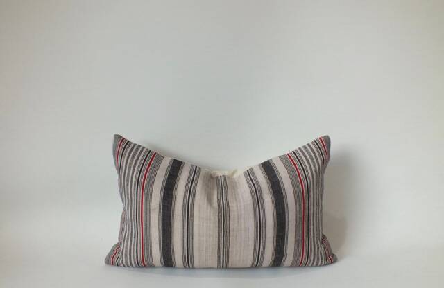 Vintage Hmong Pillow Case Handwoven Ethnic Decorative Textile Throw Pillow Frazada Cushion Cover Hemp Fabric Tribal - image 1