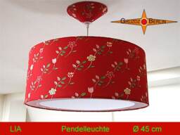 Hanging Lamp Red Lia ??45 cm Pendant With Diffuser Light Edge - thumbnail 2