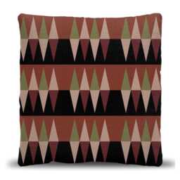 Geometric 1970S Throw Pillow - thumbnail 4