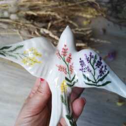 Set Of 4 Portuguese Swallows, Wall Art, Portugal Pottery, Keramik - thumbnail 2