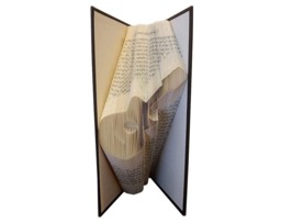 Guitar Folded Book Art - Music Teacher Gift, Sculpture - thumbnail 1