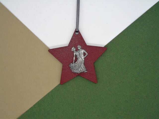 Ballroom Dancer Christmas Decoration - Ornament Waltzing Tree Hanging - image 1