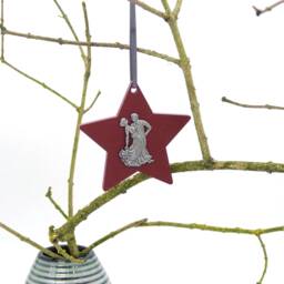 Ballroom Dancer Christmas Decoration - Ornament Waltzing Tree Hanging - thumbnail 2