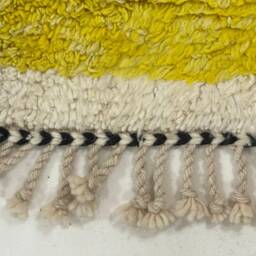 Handwoven Moroccan Beni Ourain Wool Rug - 5x8 Ft - thumbnail 3
