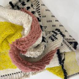 Handwoven Moroccan Beni Ourain Wool Rug - 5x8 Ft - thumbnail 4