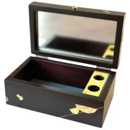 Mother Of Pearl Trinket Box, Desk Pen Holder Storage Box Oriental Gift - thumbnail 2