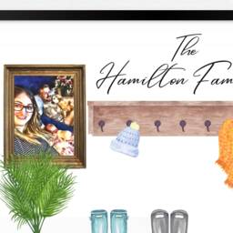 Personalised Watercolor Family Welly Boot Portrait Print - thumbnail 2