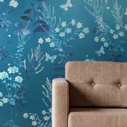 Flowering Tobacco Botanical Stencil - Large Floral Wall For Easy Diy Room Update Better Than Decals - thumbnail 3