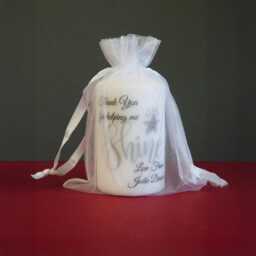 Personalised Teacher Thank You Candle Helping Me Shine End Of Term Gold Silver Star - thumbnail 4