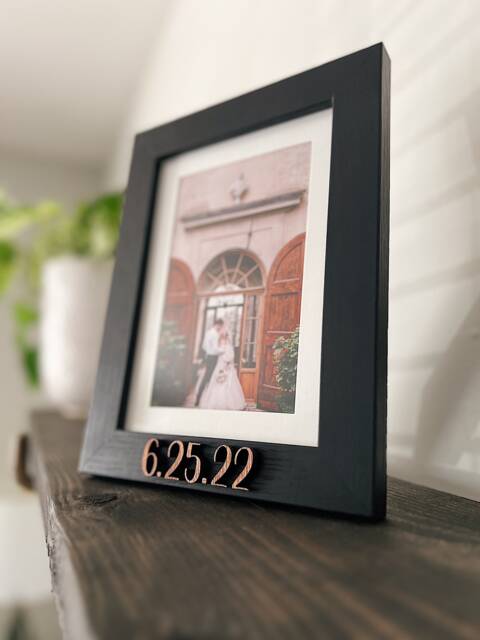 Personalized Date Picture Frame - image 1