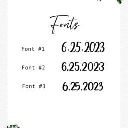 Personalized Date Picture Frame - thumbnail 4